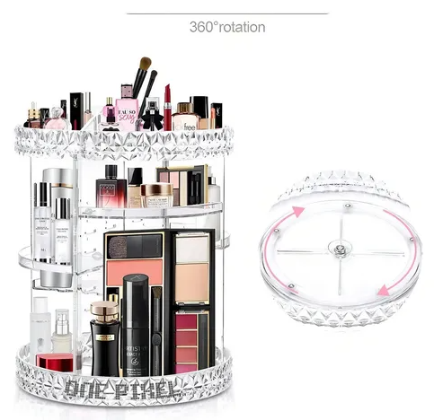 Organizador De Maquillaje Giratorio 360
